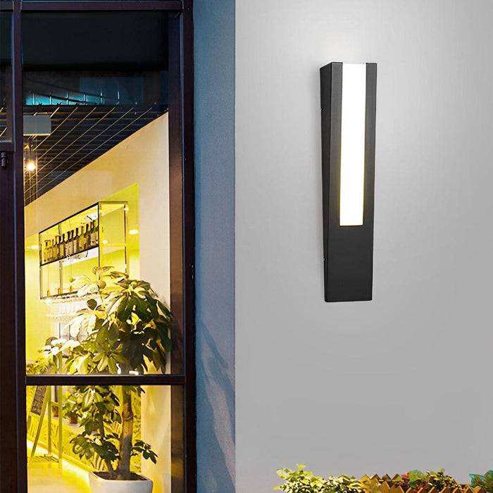 Modern Stainless Steel Waterproof Outdoor Wall Light with High Brightness LED, Matte Black Finish, Acrylic Lampshade for Durable and Stylish Exterior Decor-ErisView-3