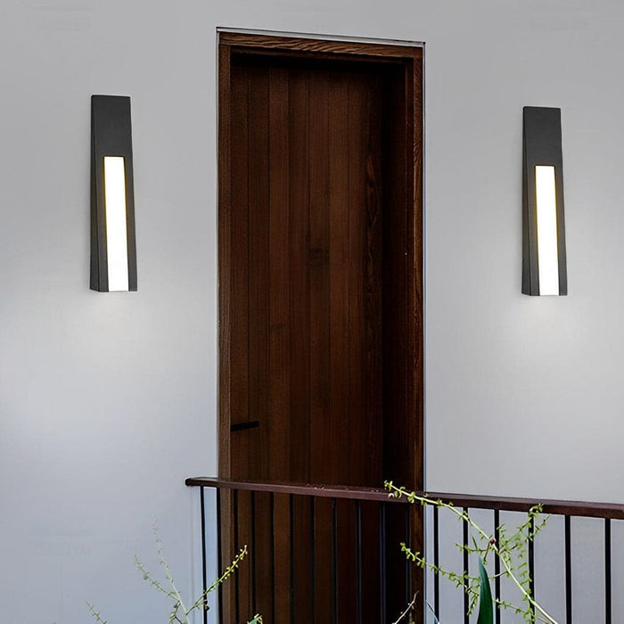 Modern Stainless Steel Waterproof Outdoor Wall Light with High Brightness LED, Matte Black Finish, Acrylic Lampshade for Durable and Stylish Exterior Decor-ErisView-5