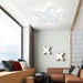 Modern Star-Shaped LED Flush Mount Ceiling Light for Living Room Dining Room Bedroom Kitchen-ErisView