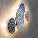 Modern Terrazzo Outdoor Wall Lights with Marble-Style Frames and Integrated LED, Available in White, Pink, Blue, or Black, 5 Sq. Meter Illumination-ErisView-5