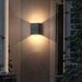 Modern Up and Down Outdoor Wall Light with Unique Lighting Effects, Durable Silicone Seals, and Thickened Glass Lampshade for Enhanced Aesthetic Appeal-ErisView-14