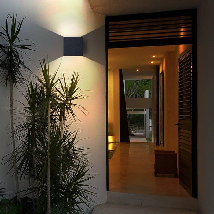 Modern Up and Down Outdoor Wall Light with Unique Lighting Effects, Durable Silicone Seals, and Thickened Glass Lampshade for Enhanced Aesthetic Appeal-ErisView-17