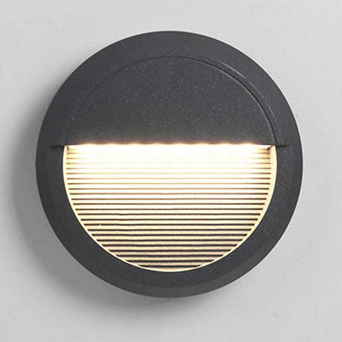 Modern Waterproof Outdoor Step Light with Staircase Design, Even Light Distribution, and Long-Lasting Milky White Lampshade for Home and Public Spaces-ErisView-17