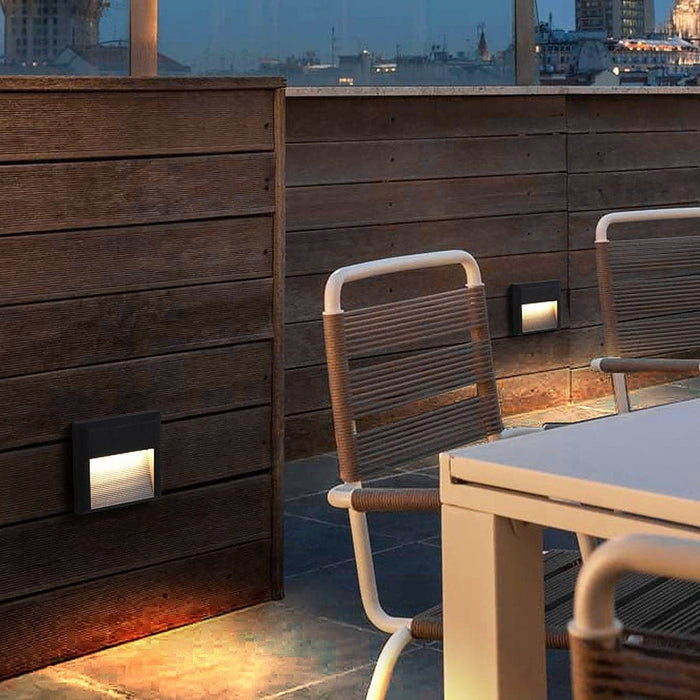 Modern Waterproof Outdoor Step Light with Staircase Design, Even Light Distribution, and Long-Lasting Milky White Lampshade for Home and Public Spaces-ErisView-4