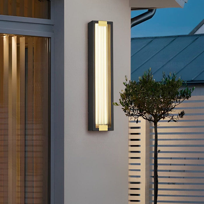 Modern Waterproof Stainless Steel Outdoor Wall Light with High Transmittance Acrylic Lampshade, Decorative and Functional Exterior Lighting-ErisView-4