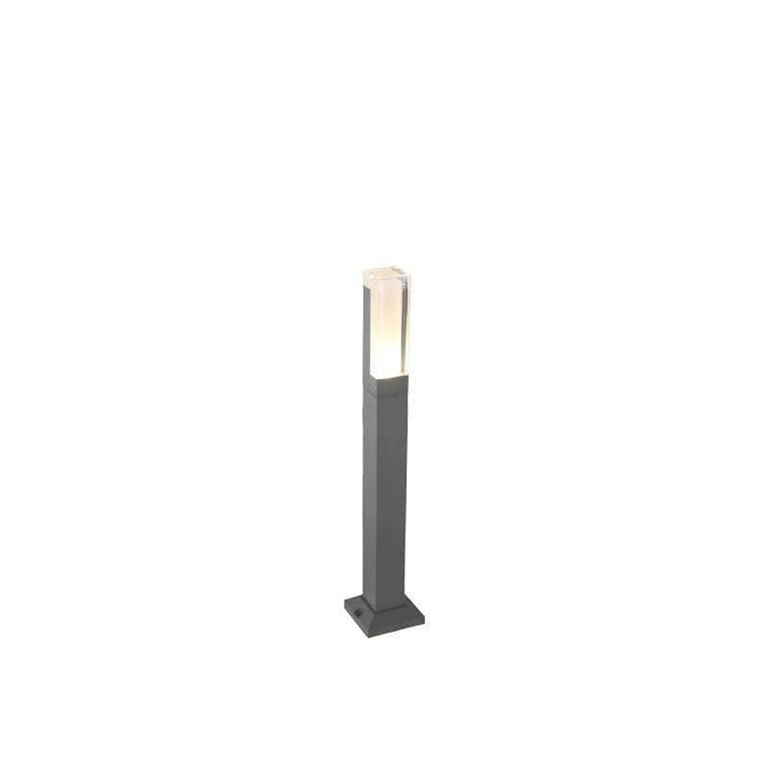 Modernist Aluminum LED Garden and Pathway Lights, Sleek Black Post Design for Stylish Outdoor Illumination and Enhanced Security-ErisView-6