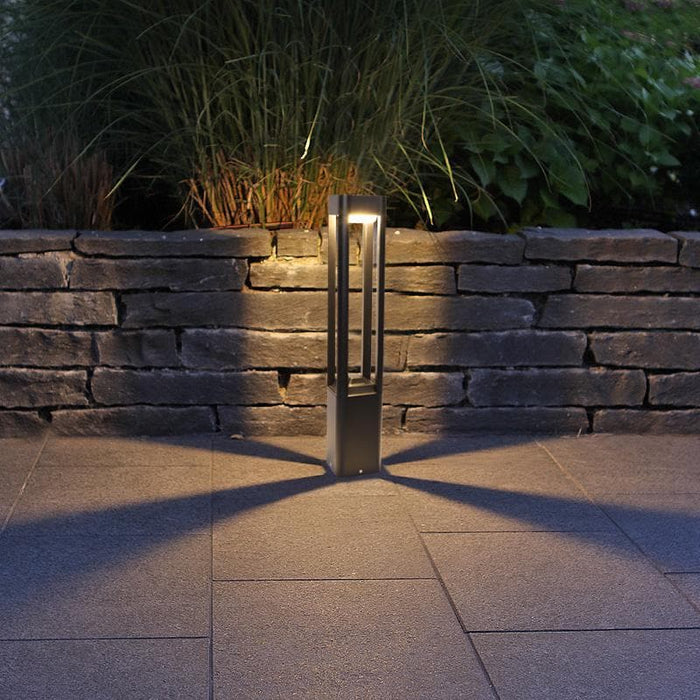 Modernist Die Cast Aluminum Outdoor Post Lights with Traditional Lantern Design, Available in Small, Medium, and Large Sizes for Pathway Lighting-ErisView-10