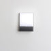 Modernist Outdoor Wall Lights in Aluminum, Rectangular & Round Porch Lights for Home Security and Garden Illumination, Black & White Options-ErisView-3