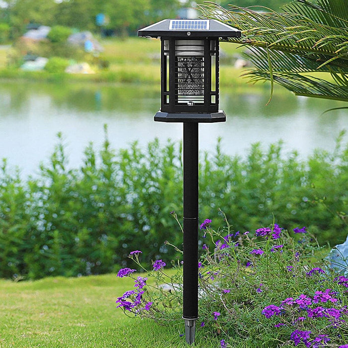 Multi-Functional Solar Mosquito Killer Lamp with 360° Coverage, High-Efficiency Solar Panel, and Multiple Charging Options for Outdoor Use-ErisView-11