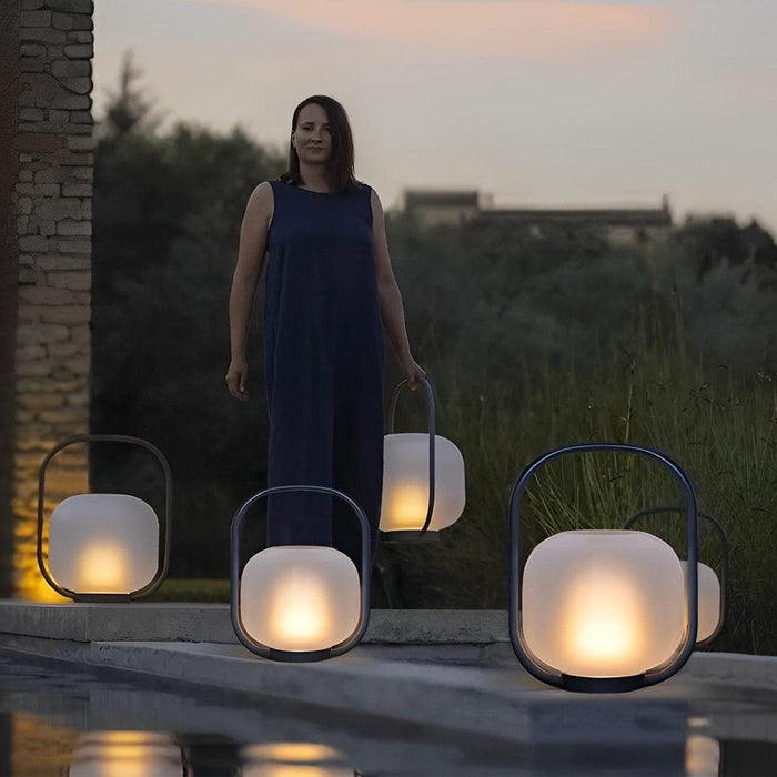 Multifunctional Outdoor Light: Rechargeable or Solar Options, Stainless Steel & Acrylic, Ideal for Garden, Camping, Table, or Floor Lamp Use-ErisView-12