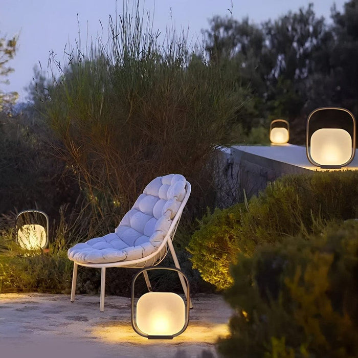 Multifunctional Outdoor Light: Rechargeable or Solar Options, Stainless Steel & Acrylic, Ideal for Garden, Camping, Table, or Floor Lamp Use-ErisView-13