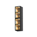 Multifunctional Wall Light Fixture and Flowerpot Combo, Stylish Stainless Steel and Glass Sconce for Outdoor Decor and Organization-ErisView-24