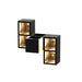 Multifunctional Wall Light Fixture and Flowerpot Combo, Stylish Stainless Steel and Glass Sconce for Outdoor Decor and Organization-ErisView-27