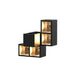 Multifunctional Wall Light Fixture and Flowerpot Combo, Stylish Stainless Steel and Glass Sconce for Outdoor Decor and Organization-ErisView-28