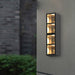 Multifunctional Wall Light Fixture and Flowerpot Combo, Stylish Stainless Steel and Glass Sconce for Outdoor Decor and Organization-ErisView-3