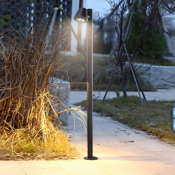 Nut 1/2-LED Outdoor Lawn Bollard Light, Soft, Non-Directional Glow, TRIAC Dimmable, Energy-Efficient for Gardens & Yards-ErisView-12