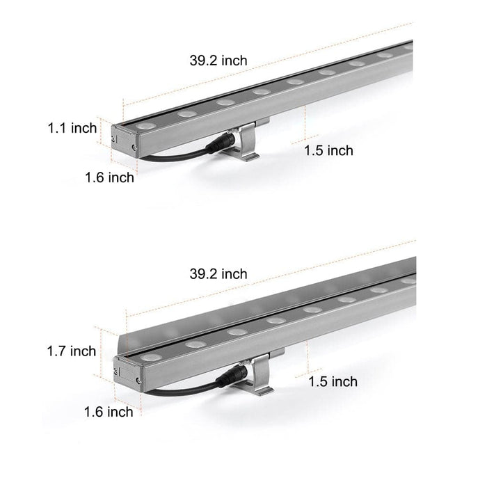 Outdoor LED Wall Washer Light, IP65 Waterproof, 180° Adjustable Aluminum Bracket, Ideal for Villas, Hotels, Commercial Lighting & Billboards-ErisView-8