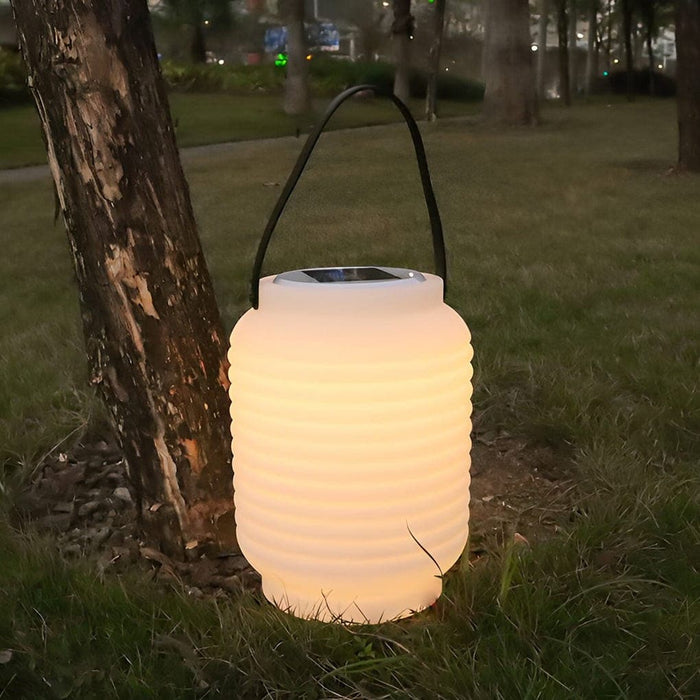 Portable LED Floor Lamp and Solar Camping Lantern with Remote Control, Ideal for Indoor and Outdoor Use, Eye Protection, and Easy Operation-ErisView-2