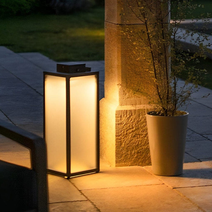 Portable Stainless Steel Solar Lawn Light with Handle, Waterproof, Rustproof, and Dustproof Outdoor Lantern for Yard and Garden Decor-ErisView-9