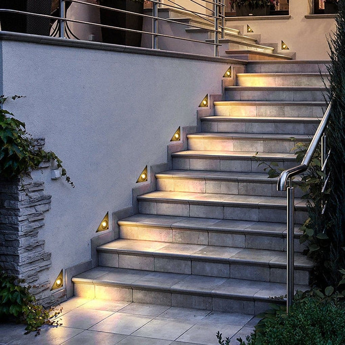 Recessed Step Light with Double Layer Waterproof Technology, Durable Aluminum and Tempered Glass, Bright Avant-Garde Style for Stairs and Outdoor Spaces-ErisView-16