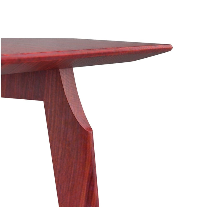 Red Cherry Wood Hexagonal Modular Coffee Table-Detail-2-ErisView