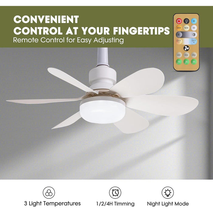 Remote Control Ceiling Fan and Light, Bedroom Ceiling Fans, Living Room Fan, Kitchen Ceiling Fans, Outdoor Garage Ceiling Fan-6-ErisView