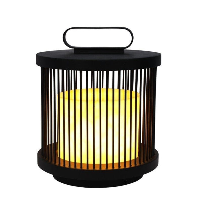 Retro Classic Lantern-Shaped Outdoor Light with Handle for Courtyard, Garden, Pathway, Fence, Balcony, and Camping, 2 Styles Available-ErisView-8