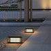 Retro Industrial Stainless Steel LED Solar Pathway Lights with Unique Cutout Design, Waterproof Outdoor Lighting for Garden, Patio, Walkway, Driveway-ErisView-2