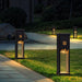 Retro Outdoor LED Pathway Light with Mountain Scenery Design, Durable Stainless Steel and Aluminum Body, Ideal for Garden, Lawn, Fence, and Patio Decor-ErisView-5