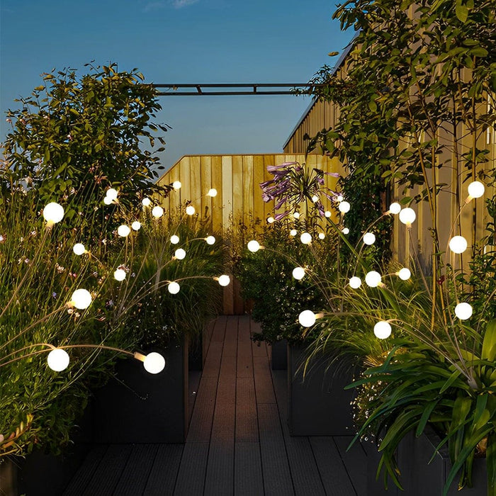 Romantic Swaying Solar Garden Lights, Firefly-Inspired, Waterproof, Auto On/Off, 8-15 Hours Illumination, Perfect for Outdoor Decoration & Pathway Lighting-ErisView-15