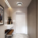 Round LED Dimmable Flush Mount Ceiling Light with Remote Control-ErisView