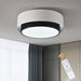 Round LED Dimmable Flush Mount Ceiling Light with Remote Control-ErisView