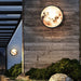 Round Moon Shape Outdoor Wall Sconces with High Transmittance Glass, Energy-Saving LED, Waterproof, Dustproof, and Insect-Proof for a Cozy Ambience-ErisView-4