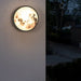 Round Moon Shape Outdoor Wall Sconces with High Transmittance Glass, Energy-Saving LED, Waterproof, Dustproof, and Insect-Proof for a Cozy Ambience-ErisView-5