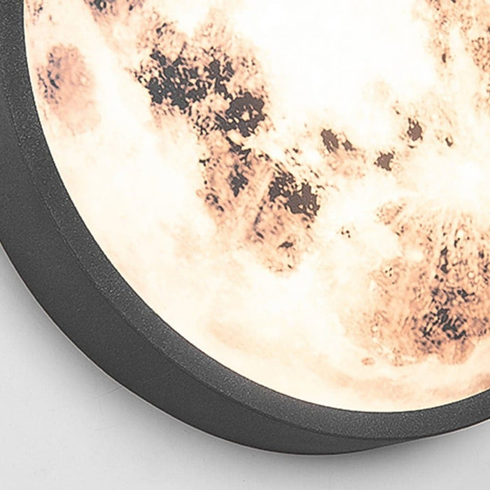 Round Moon Shape Outdoor Wall Sconces with High Transmittance Glass, Energy-Saving LED, Waterproof, Dustproof, and Insect-Proof for a Cozy Ambience-ErisView-6