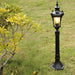 Rust-Proof Die-Cast Aluminum Outdoor Pathway Light with Glass Lampshade, Retro European Style, Waterproof, Ideal for Garden and Lawn Decoration-ErisView-18