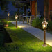 Rust-Proof Die-Cast Aluminum Outdoor Pathway Light with Glass Lampshade, Retro European Style, Waterproof, Ideal for Garden and Lawn Decoration-ErisView-21