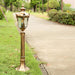 Rust-Proof Die-Cast Aluminum Outdoor Pathway Light with Glass Lampshade, Retro European Style, Waterproof, Ideal for Garden and Lawn Decoration-ErisView-23