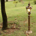 Rust-Proof Die-Cast Aluminum Outdoor Pathway Light with Glass Lampshade, Retro European Style, Waterproof, Ideal for Garden and Lawn Decoration-ErisView-19