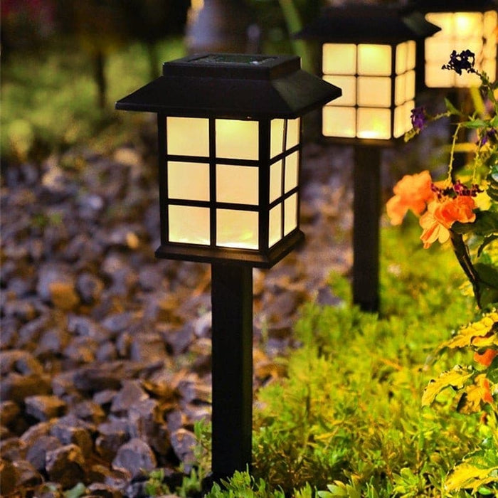 Rust-Resistant Waterproof Solar Pathway Lights, Square Pavilion Design for Garden, Patio, Lawn, and Outdoor Decor-ErisView-8