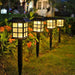 Rust-Resistant Waterproof Solar Pathway Lights, Square Pavilion Design for Garden, Patio, Lawn, and Outdoor Decor-ErisView-9