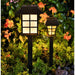 Rust-Resistant Waterproof Solar Pathway Lights, Square Pavilion Design for Garden, Patio, Lawn, and Outdoor Decor-ErisView-2