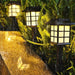 Rust-Resistant Waterproof Solar Pathway Lights, Square Pavilion Design for Garden, Patio, Lawn, and Outdoor Decor-ErisView-4