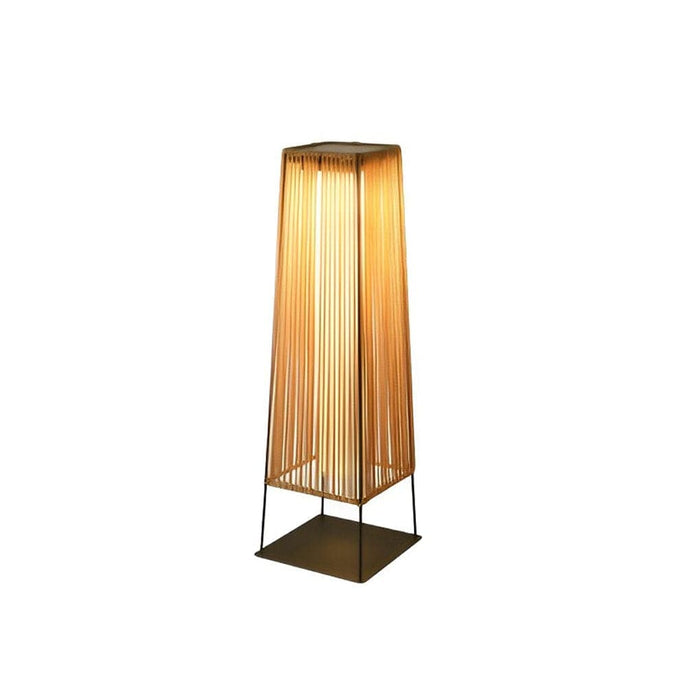 Rustic Handwoven Rattan Solar Floor Lamp, Durable, Waterproof, and Eco-Friendly Lighting for Indoor and Outdoor Spaces-ErisView-8