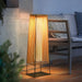 Rustic Handwoven Rattan Solar Floor Lamp, Durable, Waterproof, and Eco-Friendly Lighting for Indoor and Outdoor Spaces-ErisView-1