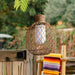 Rustic Iron and Rattan Outdoor Pendant Light, Waterproof, Adjustable Hanging Lantern for Trees, Pergolas, Gazebos, Porches, and Gardens-ErisView-1