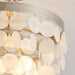 Shell Semi Flush Mount Ceiling Light Chandeliers for Dining Rooom for Kitchen Foyer Hallway-ErisView