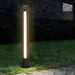 Sleek Modern Outdoor Path Light with Matte Black Finish and Soft LED Illumination, Available in Two Heights for Garden or Walkway-ErisView-8