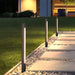 Sleek Modern Outdoor Path Light with Matte Black Finish and Soft LED Illumination, Available in Two Heights for Garden or Walkway-ErisView-1