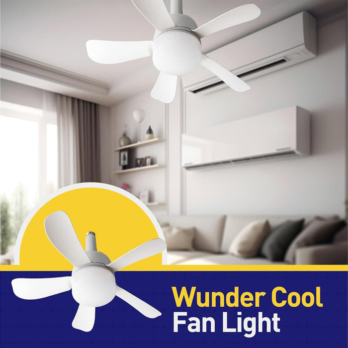 Small Ceiling Fan with Lights and Remote, Screw In Light Socket Fan-3-ErisView